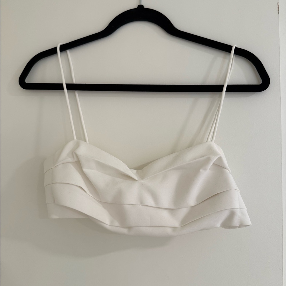 NBD White Crop Top